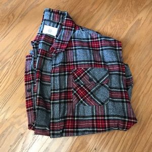 Fear of God Cutoff Flannel (Red)